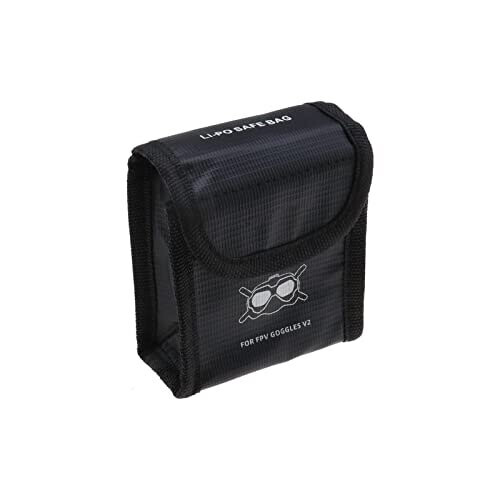 Drone Battery Safe Bag LiPo Battery Explosion-Proof Storage Protective Fireproof Case Compatible with FPV Combo Goggles V2 for 2 Batteries