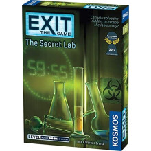 - EXIT: The Secret Lab - Level: 3/5 - Unique Escape Room Game - 1-4 Players - Puzzle Solving Strategy Board Games for Adults & Kids, Ages 12+ - 692742