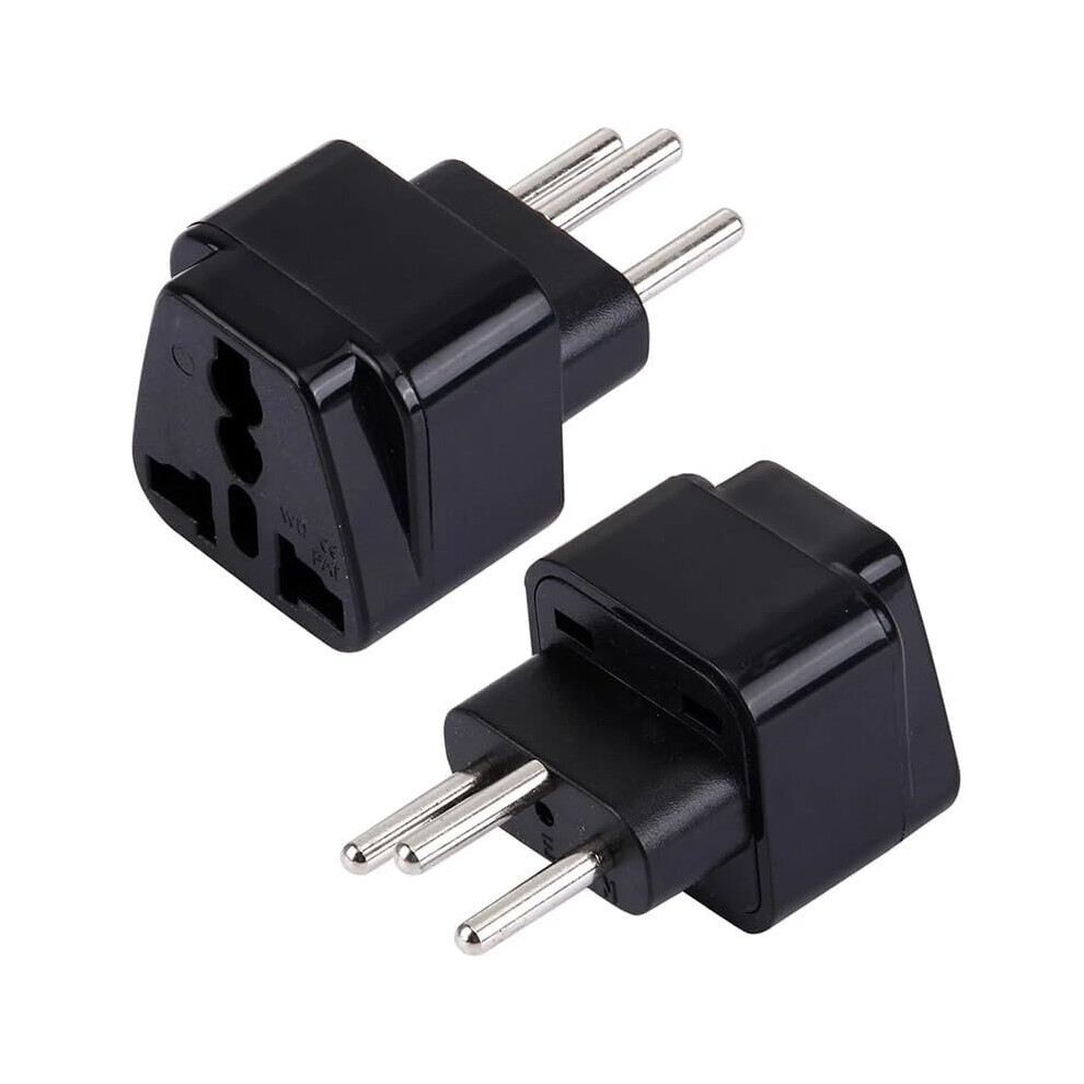 Switzerland Plug Adapter,2 Pack UK to Switzerland Plug Adapters, UK to Swiss Plug Adapter, European Travel Universal Plug Adapter for Using in