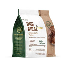 One Meal + Prime Vegan Powder - Chocolate Bliss I Tasty meal replacement shakes for a balanced diet plan I High in protein I No added sugars I 24