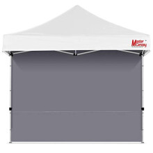 Instant Gazebo Sidewall Panels Sunwall for 3x3M Pop Up Gazebo Tent,1 Pack (3x3M,Gray)
