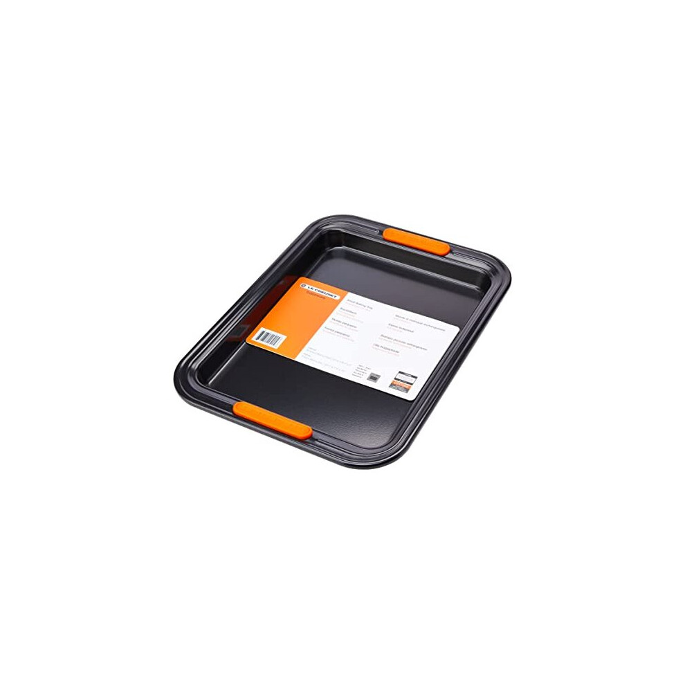 Non-Stick Carbon Steel Small Rectangular Baking Tray, 32.2 x 24 x 2.58 cm, Matte Black, 94103433000000
