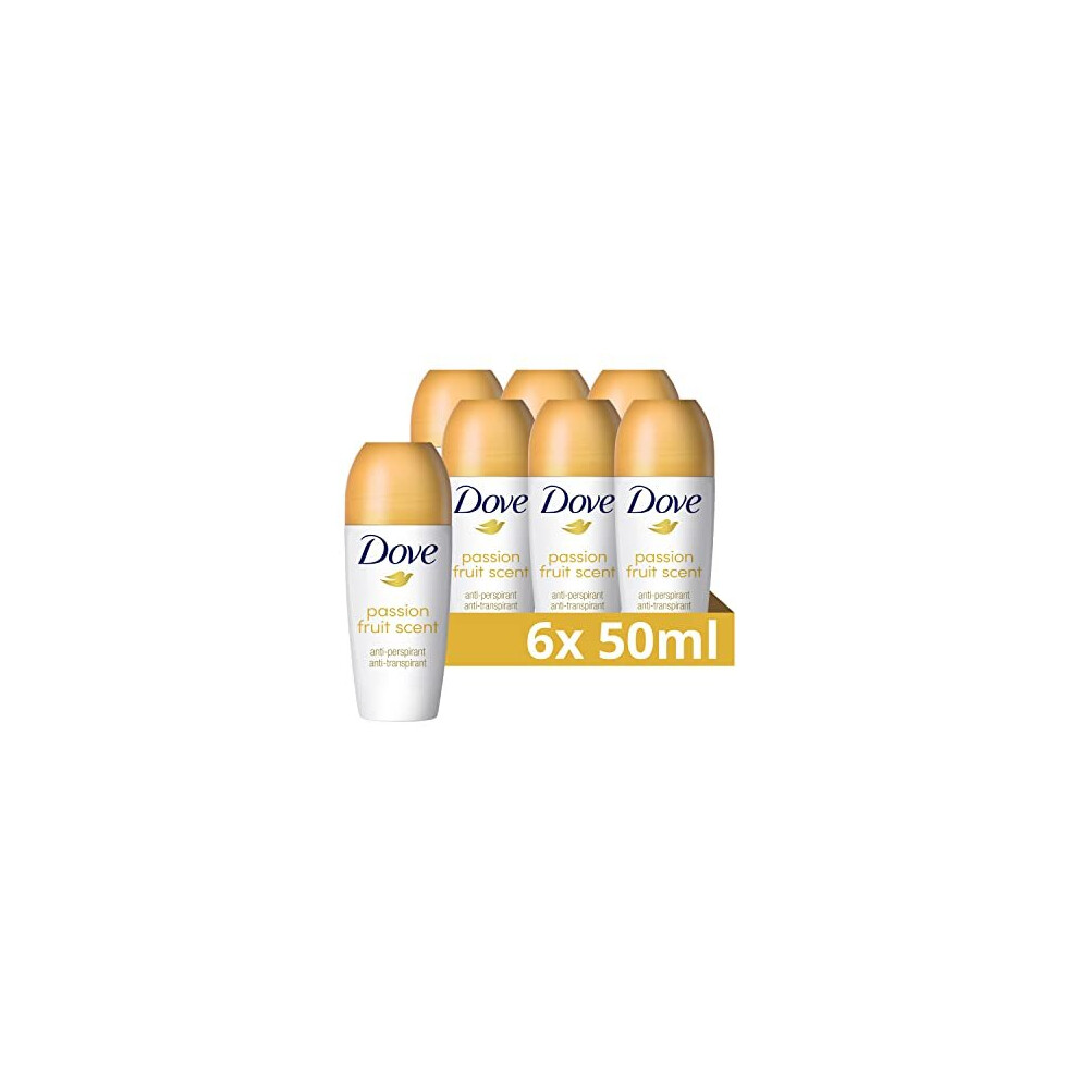 Advanced Care Go Fresh Passion Fruit Scent Anti-perspirant Deodorant pack of 6 with Triple Moisturising technology roll-on for 48 hours of protection