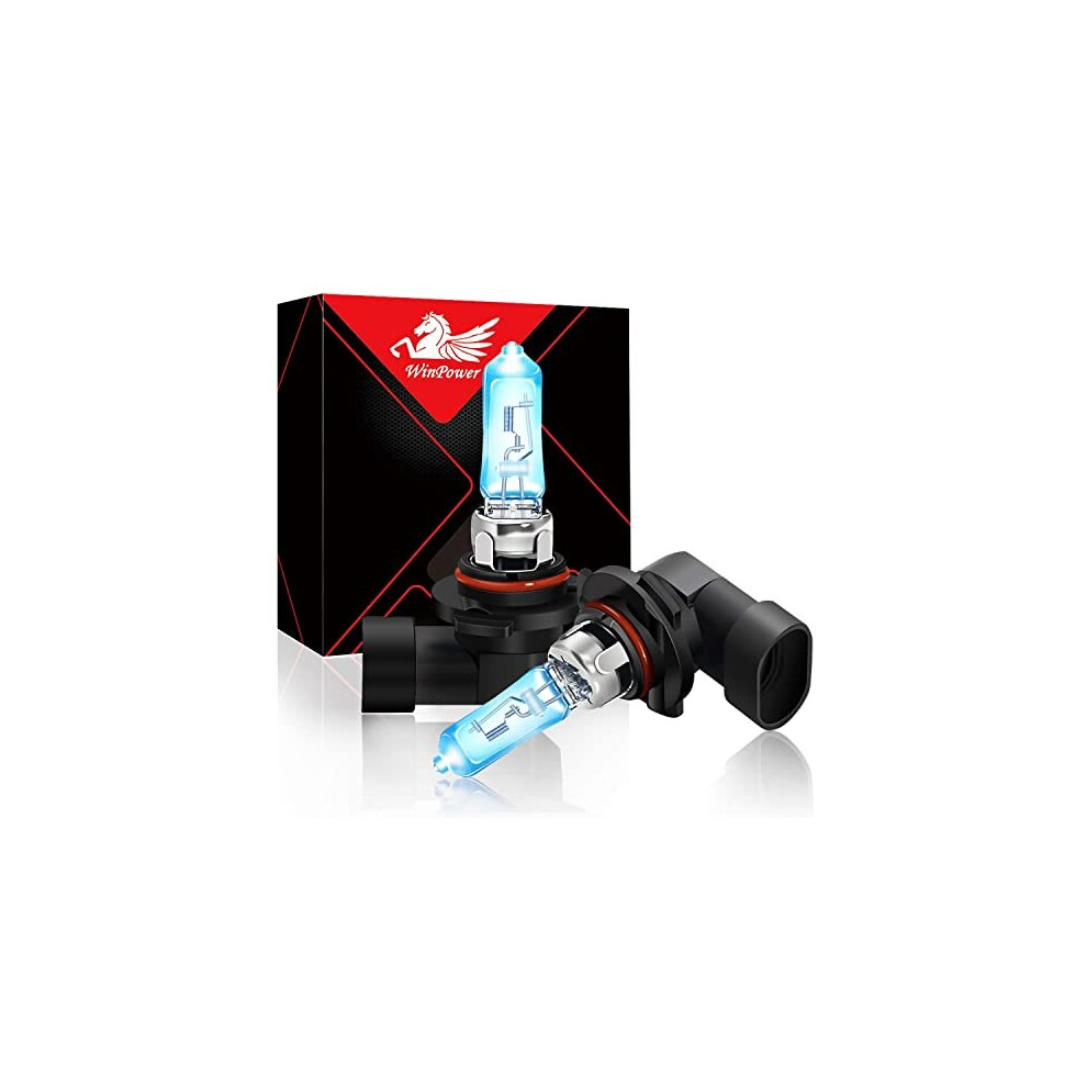 Hir2 12V 55W Halogen Bulb Warm 9012 Car Headlight Bulbs High Low, Twin Pack White 740229018089