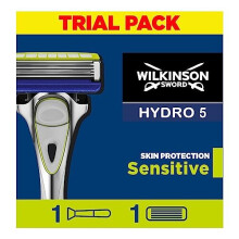 - Hydro 5 Skin Protection For Men, Sensitive, Razor Handle + 1 Blade Refill