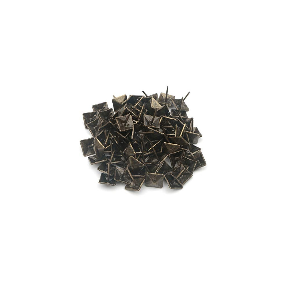 Pack Of 50 Vintage Square Upholstery Furniture Decorative Stud Nails Pins Tacks 14 * 20Mm 744430902465