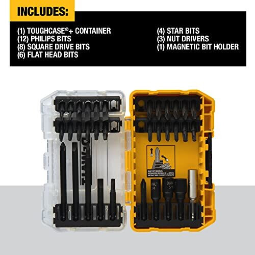 DeWalt Impact Driver, Screwdriver Bit Set, 34-Piece (DW2153) 1