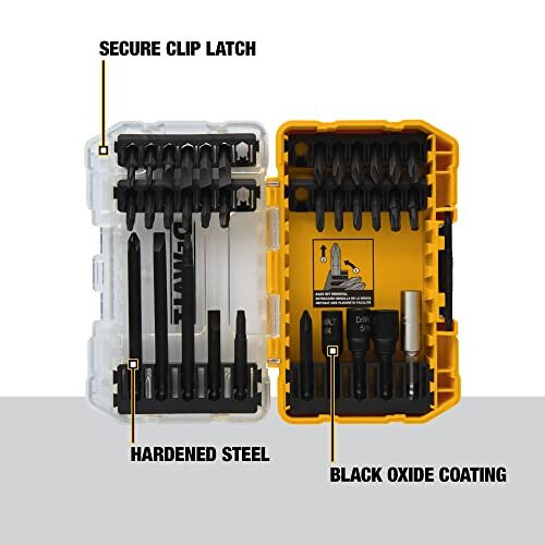 DeWalt Impact Driver, Screwdriver Bit Set, 34-Piece (DW2153) 2