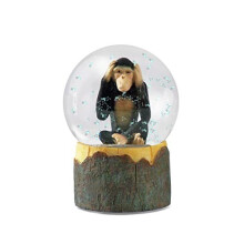 Water Globe - Monkey from Monkey Snow Globe with Resin Figurine and Moulded Base. Great home decor, ornaments and gifts.