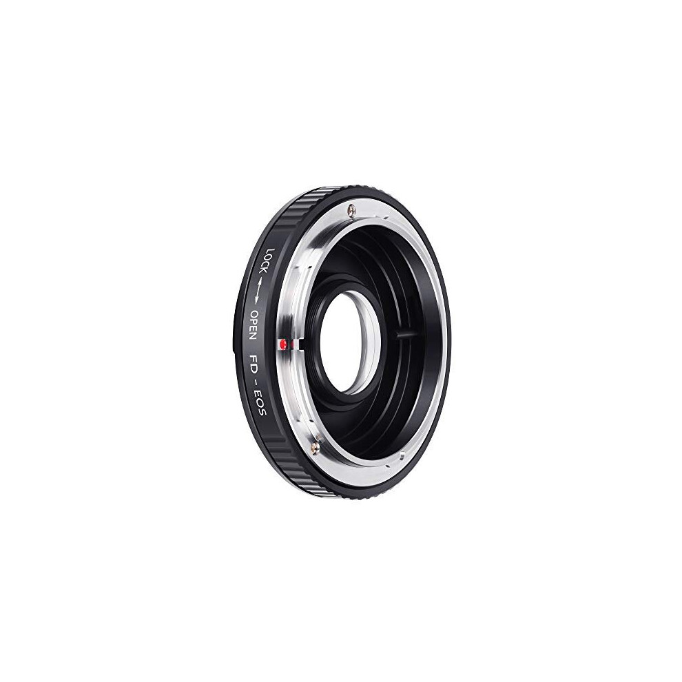 FD to EOS Lens Mount Adapter, Compatible with Canon FD FL Mount Lens and Compatible with Canon EF EF-S EOS Mount Camera with Multi-Coated Focusing