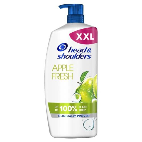 Head And Shoulders Anti Dandruff Shampoo Apple, Clarifying Shampoo For Up To 100% Dandruff Protection, Dry Scalp Shampoo For Hair & Itchy Scalp