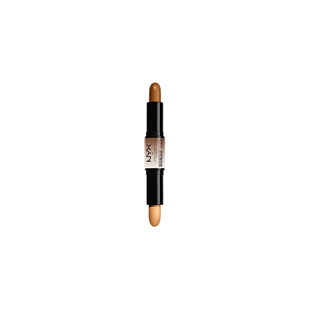 Wonderstick, Dual-ended, Highlight and Contour Stick, Creamy Texture, Shade: Deep