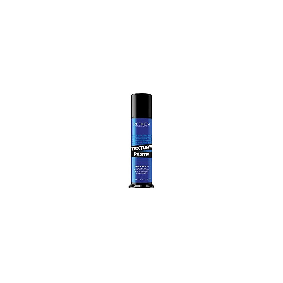 Texturising paste for all hair types, flexible malleable for medium hold, with wheat protein, texture paste, 1 x 75 ml