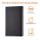 Amazon Classic Black Casebound Notebook with Elastic Closure, Blank / Plain, 240 pages, Large 13.4 x 1.7 x 21 cm 6