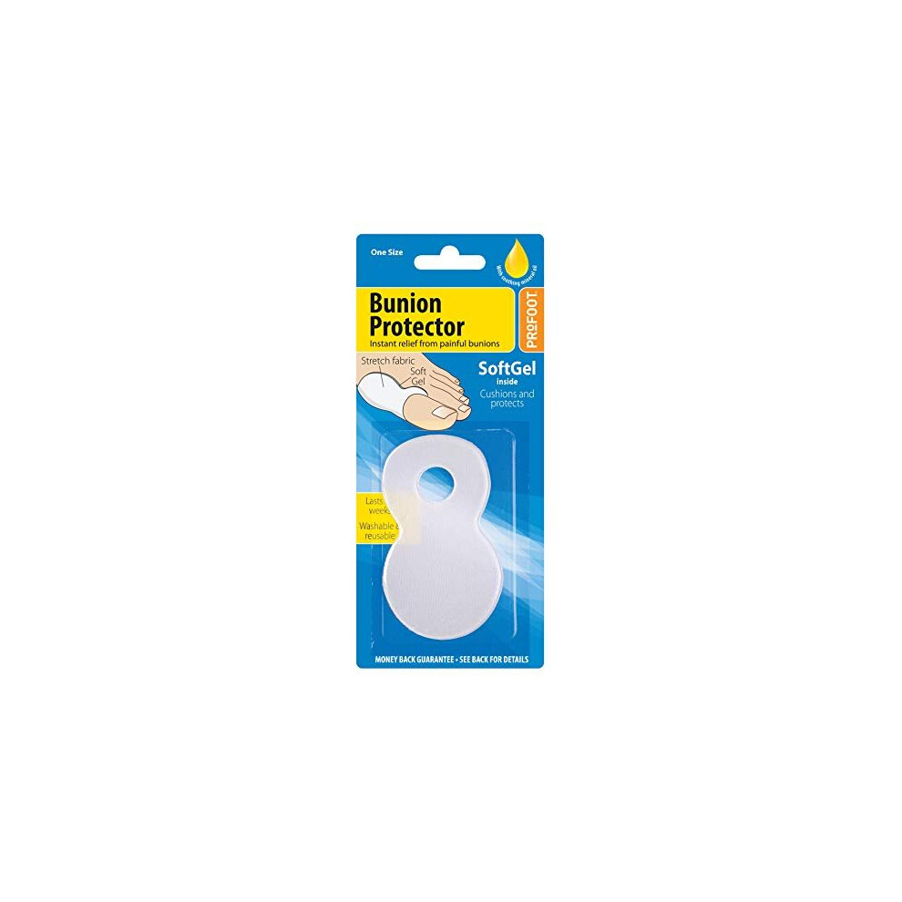 Profoot Bunion Protector Cushions, Soft Gel Protects And Prevents Rubbing Pain And Discomfort Caused By Bunions - Pack Of 2