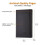 Amazon Classic Black Casebound Notebook with Elastic Closure, Blank / Plain, 240 pages, Large 13.4 x 1.7 x 21 cm 5