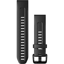 Garmin QuickFit 20 Black Silicone Band