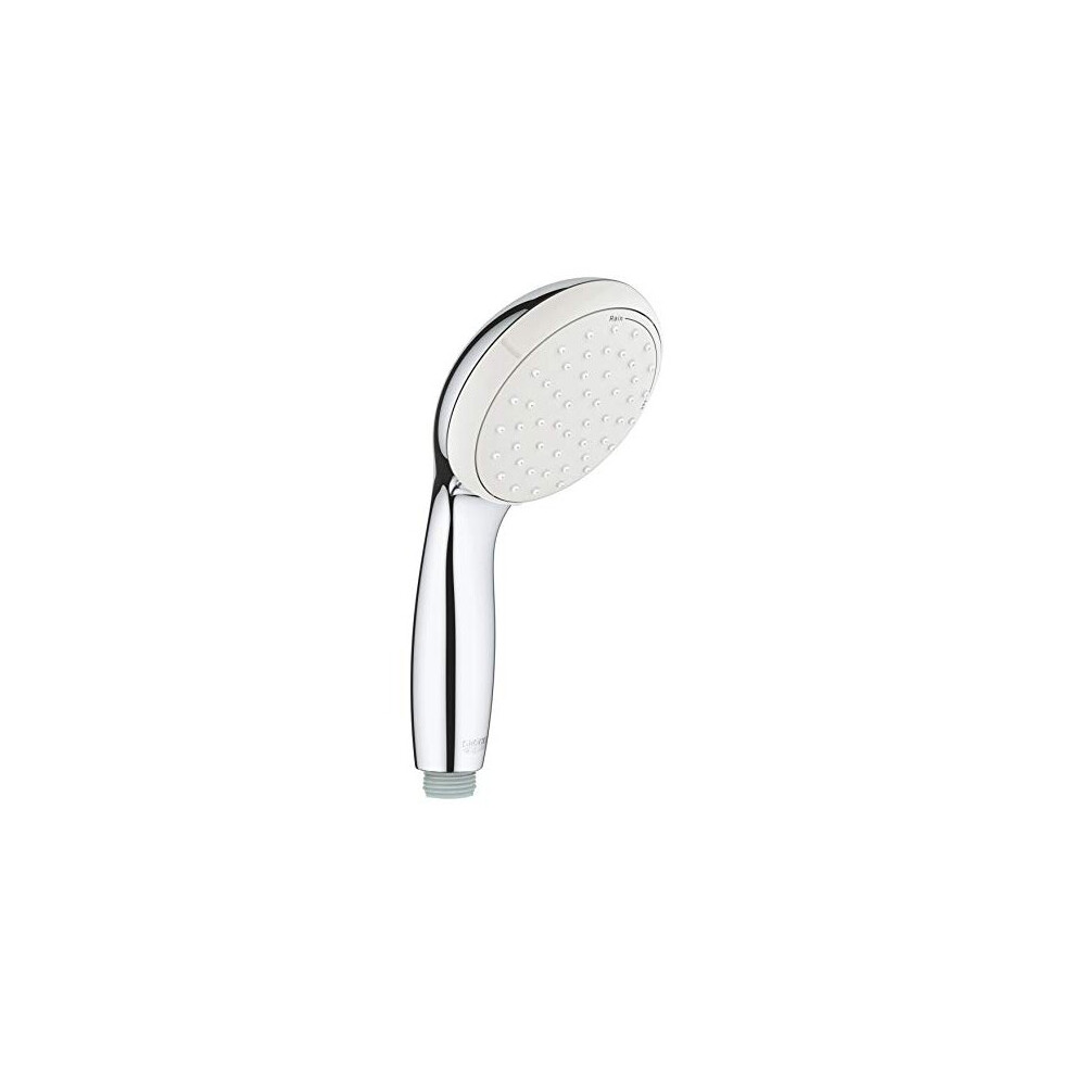 Tempesta 100 - Hand Shower (Diameter 10 cm, 2 Spray Types, Anti-Limescale System, Universal Mounting System, Min. Recommended Pressure 1.0 Bar,