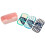Minky Pink M Cloth Storage Basket Set 2