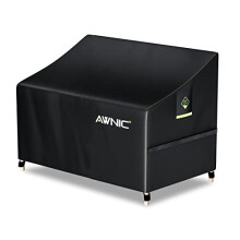 Garden Bench Cover 2 Seater Waterproof Heavy Duty Tear Resistant 420D Polyester 2 Seater Bench 134 X 70 X 60/88cm