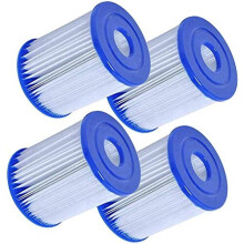 Pool Filter Type I, Filter Cartridges for Bestway Size 1, Size I Filter Cartridge for Bestway Pools, Inflatable Pool Filter, Easy Installation, 3.1 x