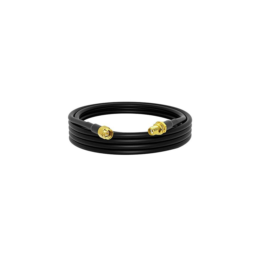 Sma Wifi Antenna Cable Sma Male To Sma Female Bulkhead Mount Low Loss Sma Coaxial Extension Cable Rg58 2M/6.56Ft For 3G 4G Lte Antenna Wireless 9553902475465