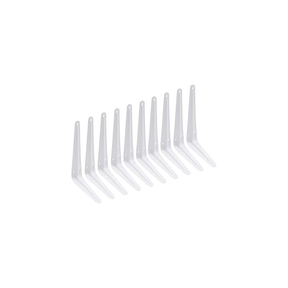 Terf London Shelf Bracket White 200Mm X 150Mm (8 X 6 Inch) Wall Mounted Shelving Support Corner Brackets Book Shelf Bracket Floating Shelve Bracket 5059655005873