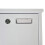 Wall Mounted Post Box - Large Mail Box Outdoor Weather Resistant Postbox Galvanized Steel Lockable Letterbox Top Loading Mailbox with Cylinder Lock, 2