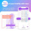 50 x Ovulation Test Strips, Fertility Tests Ovulation Predictor Kit, Powered by Premom Ovulation Predictor iOS and Android App, 50 LH Strips 2