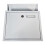 Wall Mounted Post Box - Large Mail Box Outdoor Weather Resistant Postbox Galvanized Steel Lockable Letterbox Top Loading Mailbox with Cylinder Lock, 4