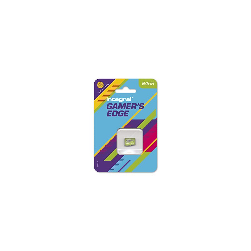 64GB Gamer's Edge Micro SD Card for the Nintendo Switch Load and Save Games Fast, Store Games, DLC & Save Data, Built for the Nintendo Switch, Switch