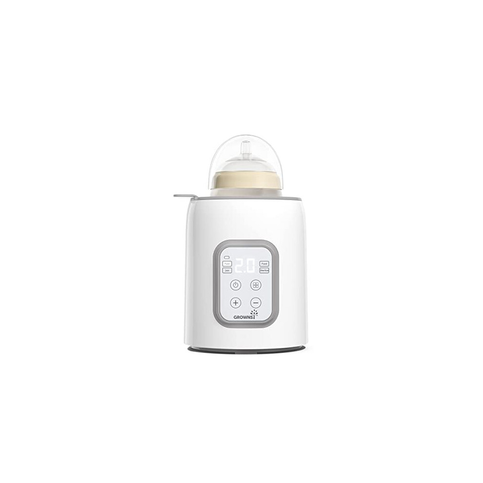 Bottle Warmer 8-in-1 Fast Baby Milk Warmer and Steriliser with LCD/Timer, Warms Evenly, Food Warmer&Defrost BPA-Free Warmer Display Accurate