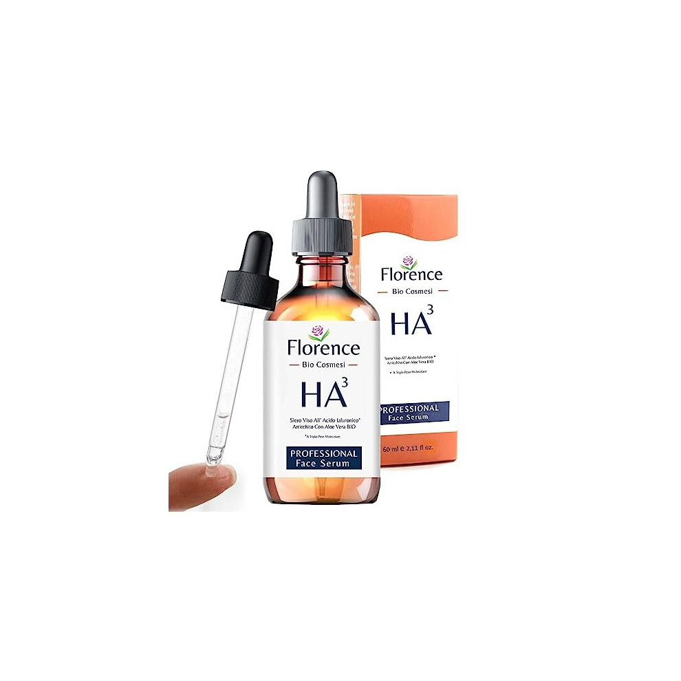 Big 2.11. Organic Triple Hyaluronic Acid Serum for Face. Vitamin C Serum Anti-Aging Vegan for Brightening Plump and Smooth Complexion. Hydrating Skin