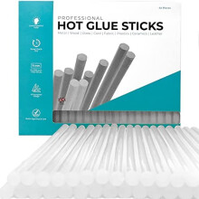 Smith's 42 Pack of Professional Grade A+ Hot Glue Sticks | 11mm (Diameter) X 200mm (Length) | Glue Gun Refills | Environmentally Safe EVA Resin |