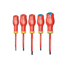 ATP.J5VE Set of 5 PROTWIST SCREWDRIVERS 1000 Volts insulated for PHILLIPS screws & for slotted screws