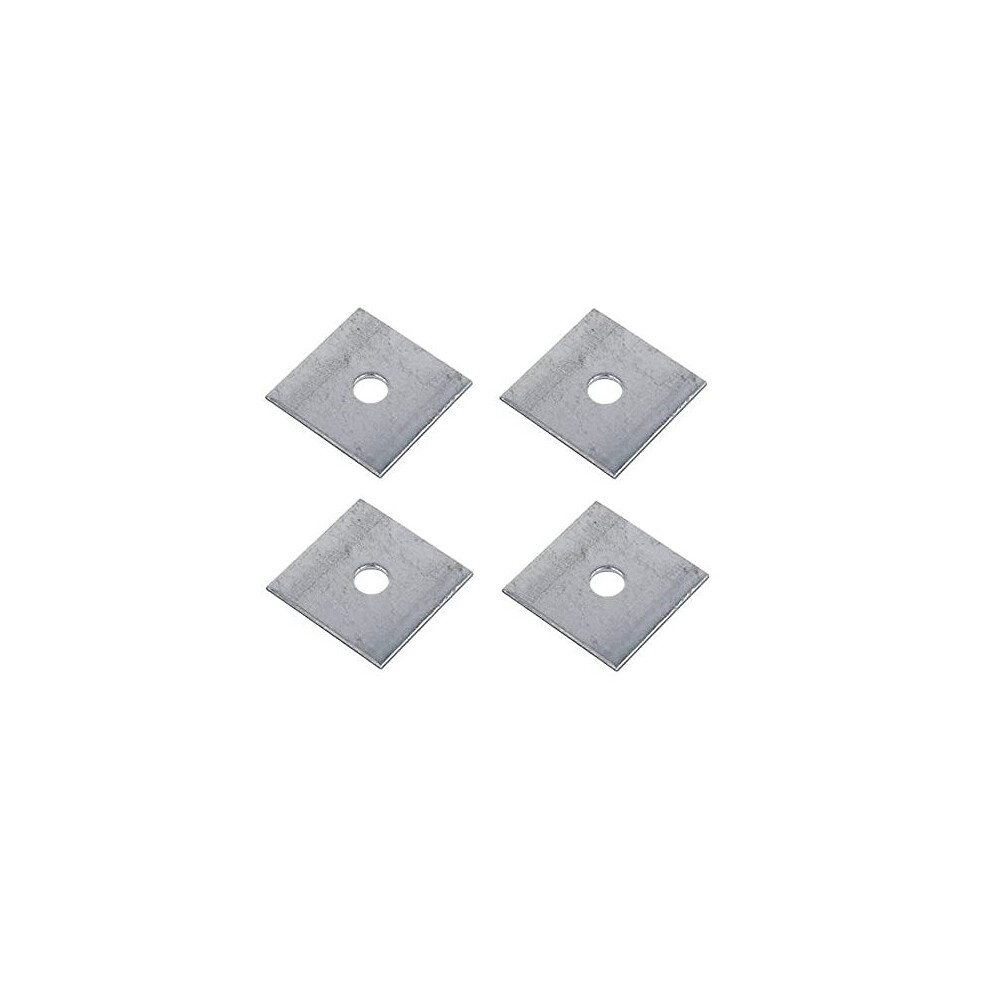 Terf Heavy Duty M12 (12Mm) X 40Mm X 5Mm Zinc Plated Steel Square Plate Washer 12Mm Id (Hole) X 40Mm Square Od X 5Mm Thickness Square Plate Washer - 5059655001653