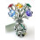Freestanding Made With Crystals Tulips in Crystal Vase 2