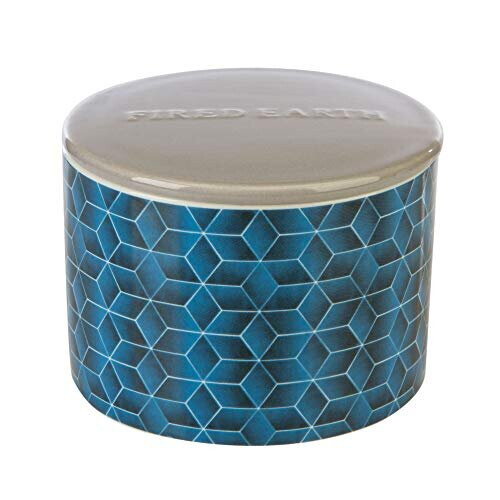 Wax Lyrical Fired Earth Large Ceramic Candle, Assam & White Cedar, Up to 35 Hour Burn time 1