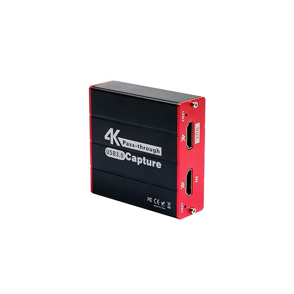 Usb Capture Card,1080P@60Fps Video Game Capture Card Live Streaming For Ps4 Switch Wii U Dslr Xbox On Obs,Xsplit,Twitch,Youtube Support 791523758560