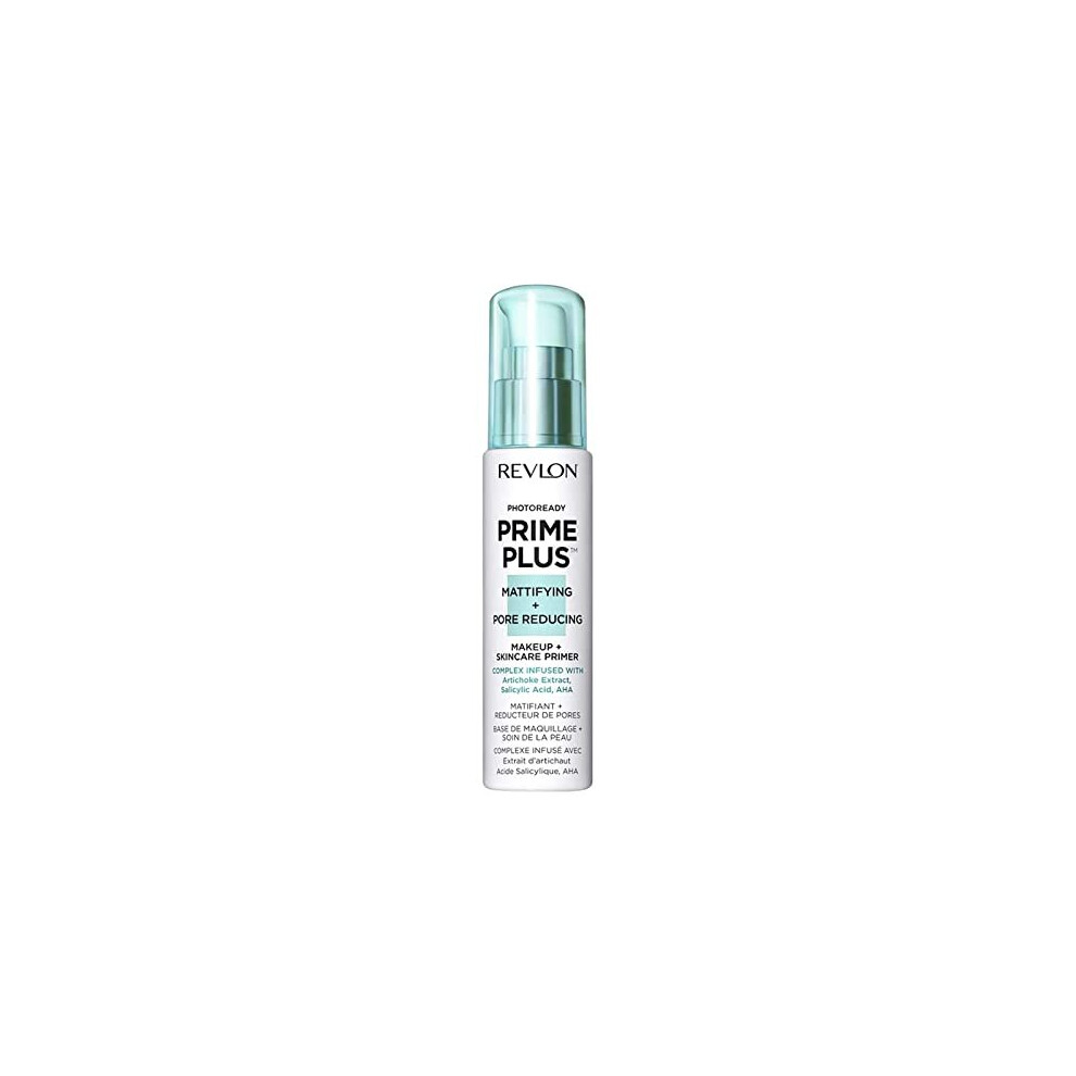 Revlon Prime Plus Makeup & Skincare Primer, Mattifying And Pore Reducing With Salicylic Acid And Aha, 30Ml