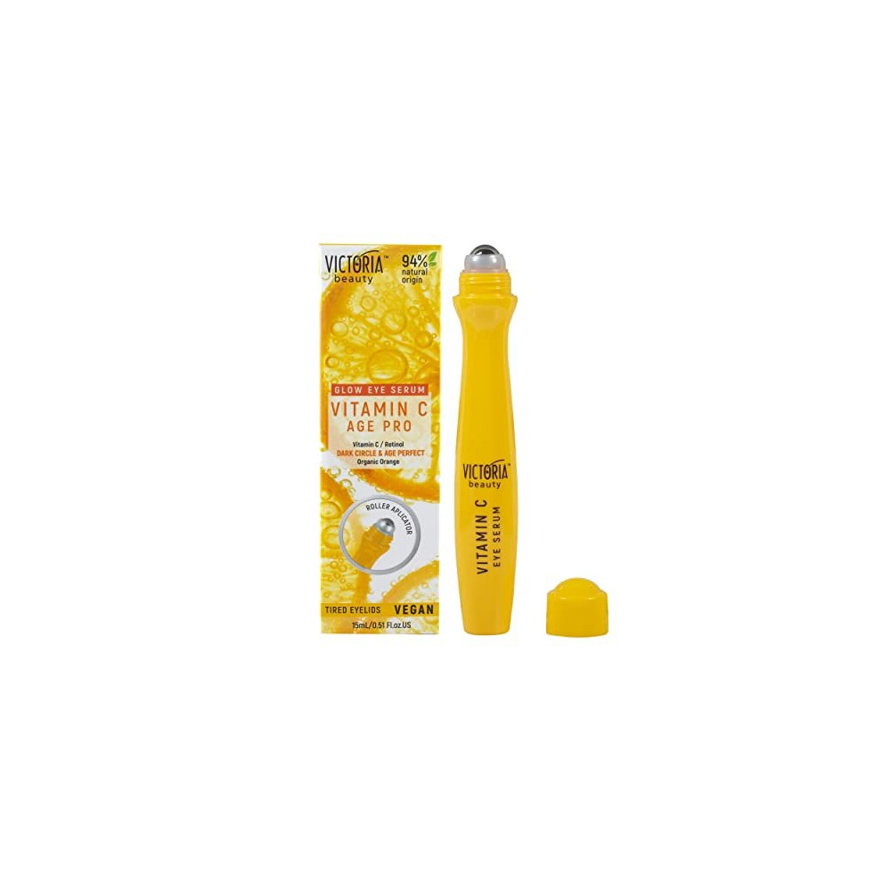 Victoria Beauty Dark Circles Under Eye Treatment For Women - Eye Serum For Puffy Eyes And Eye Bags Remover With Retinol, Vitamin C And E - Anti Wrinkle And Anti Aging