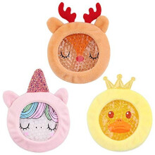 Kids Ice Pack Cold Compress for Injuries, 3 Child Ice Pack with Soft Sleeve Soothing Bumps Ice Packs Cool Packs for Pain Relief, First Aid, Headache,