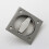 304 Stainless Steel Square Recessed Cup Ring Flush Pull Handle Invisible Door Handle Electric Box Handles 3