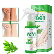 Foot Peeling Spray-100ml Green Tea Foot Peeling Spray Oil, Moisturizing Hydrating Nourish Peel Off Spray,Remove Foot Dead Skin in Seconds