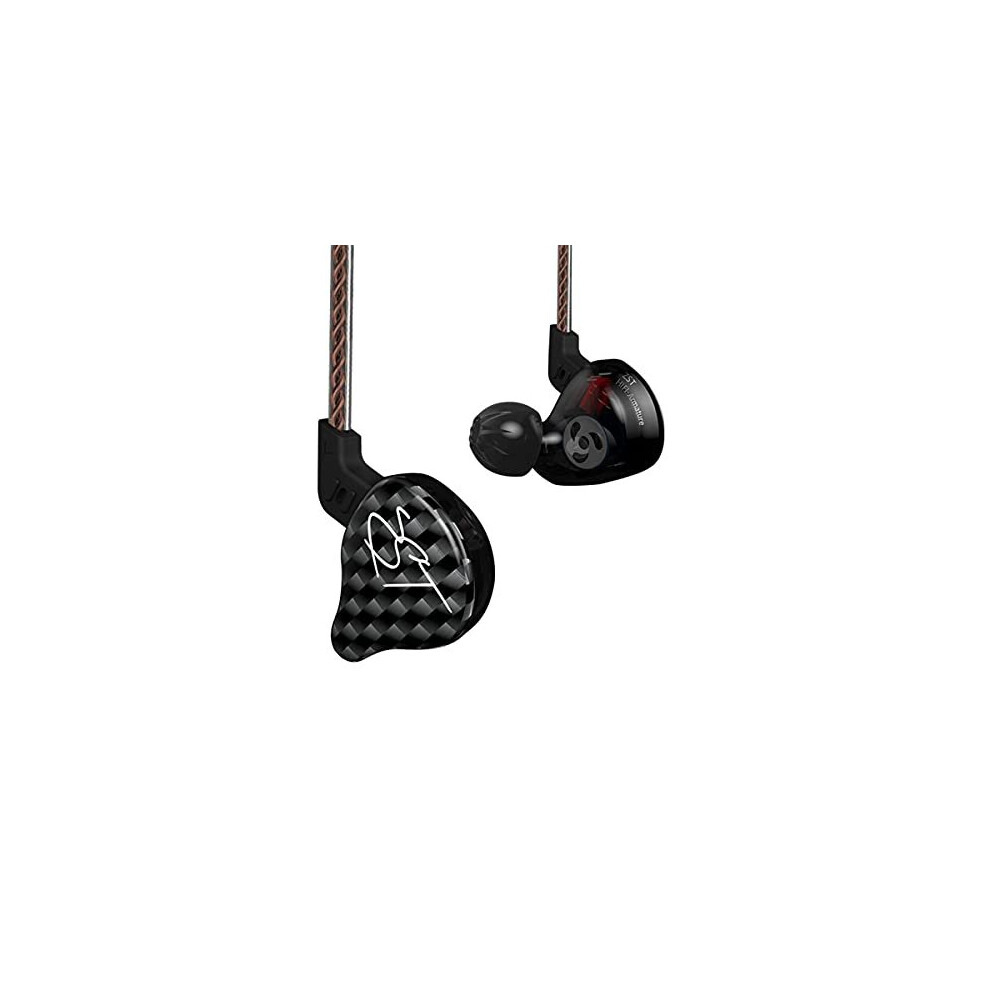 Hybrid Earphones Kz Zst Balanced Armature+Dynamic Dual Driver Stereo In Ear Headphone Hifi Bass Headset In-Ear Earphones (No Mic, ) Black 611517423161