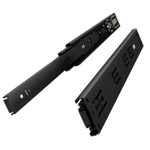 450mm Soft Close Drawer Runners #VK1245 1 Pair (2 Packs), 45kg Load Capacity Full Extension Ball Bearing, Side Mount, Self Close Slides for Kitchen
