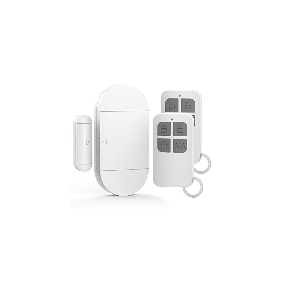 Door Alarm Sensor, Wireless Remote Window Alarm, 2 Remote Controls, 130 Db Siren, Magnetic Security Sensor, Entry Burglar Alert, Security Alarm 611864297750