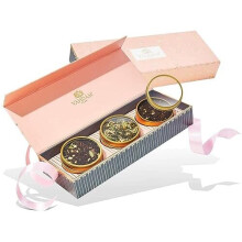 VAHDAM, Assorted Tea Gift Set - Blush (90g, 3.17oz) - 3 Teas in a Luxury Tea Gift Box | Tea Gift Set