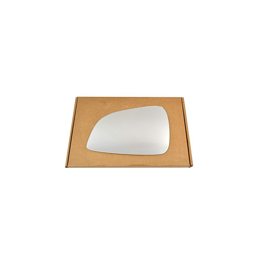 Wing Mirror Glass Left Compatible With Vauxhall Astra H 2009-2010 Stick-On Passenger Near Side Convex 5902631091226