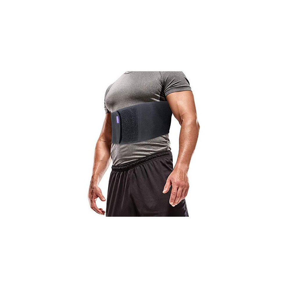 Everyday Medical Broken Rib Brace For Men And Women - Bamboo Charcoal Rib Support Compression Brace - Accelerates The Healing Of Cracked, Dislocated, Fractured And